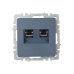 BRITE Розетка компьютерная двойная RJ45 кат.6 РК11-2-БрМ маренго IEK BRITE Розетка компьютерная двойная RJ45 кат.6 РК11-2-БрМ маренго IEK