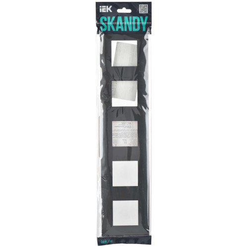 SKANDY Рамка 5-местная SK-F05T титан IEK
