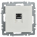 BRITE Розетка компьютерная RJ45 кат.6 РК11-БрБ белый IEK