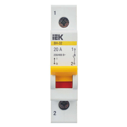 KARAT Выключатель нагрузки (мини-рубильник) ВН-32 1P 20А IEK