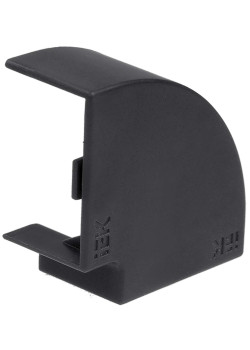 ELECOR Поворот 90град КМП 15х10 черный (4шт/компл) IEK