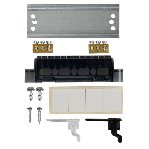 UNION Compact Корпус пластиковый ЩРН-П-4 IP41 черная прозрачная дверь IEK