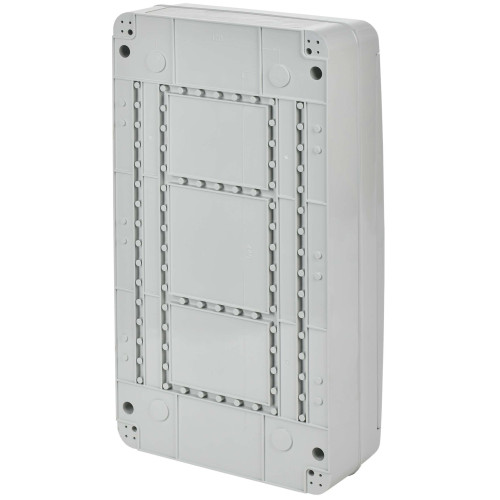 TEKFOR Корпус пластиковый КМПн-36 IP65 серая непрозрачная дверь IEK