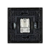 FORTE&PIANO Розетка TV проходная FP129 черный IEK FORTE&PIANO Розетка TV проходная FP129 черный IEK