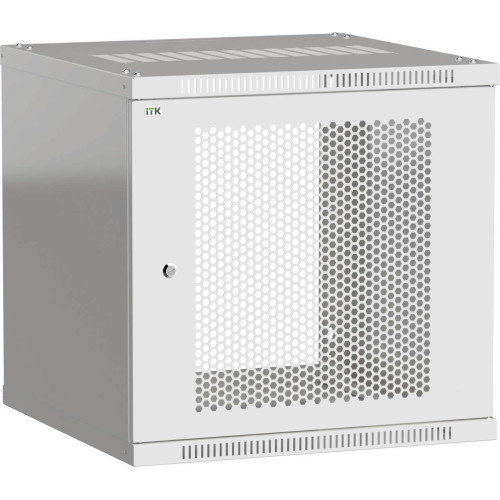ITK Шкаф LINEA WE 12U 600x650мм дверь перфорированная серый