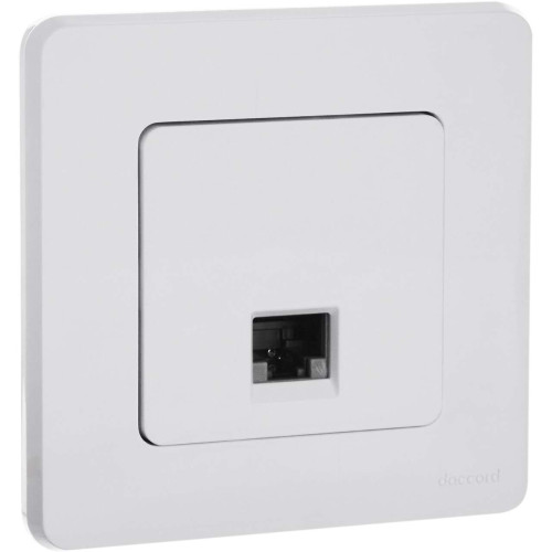 INSPIRIA Розетка компьютерная RJ45 категория 5Е UTP белый