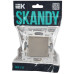 SKANDY Выключатель 1-клавишный кнопочный 10А SK-V14Sh шампань IEK
