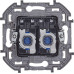 INSPIRIA Розетка компьютерная двойная RJ45 категория 6 UTP алюминий