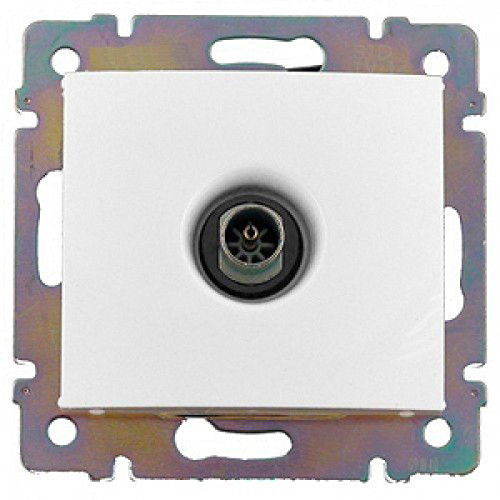 VALENA DIY Розетка TV проходная белый