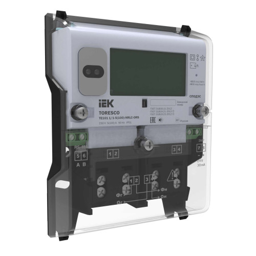 TORESCO Счетчик электрической энергии TE101 1/1-5(100)-NRLC-OFP IEK