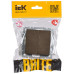 BRITE Выключатель 2-клавишный проходной 10А ВС10-2-6-БрТБ темная бронза IEK BRITE Выключатель 2-клавишный проходной 10А ВС10-2-6-БрТБ темная бронза IEK