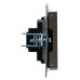 BRITE Розетка HDMI РHDMI-0-БрС сталь IEK