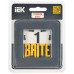 BRITE Рамка 1-местная РУ-1-2-Бр стекло графит RE IEK BRITE Рамка 1-местная РУ-1-2-Бр стекло графит RE IEK