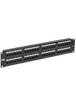 ITK 2U патч-панель кат.6 UTP 48 портов (Dual)