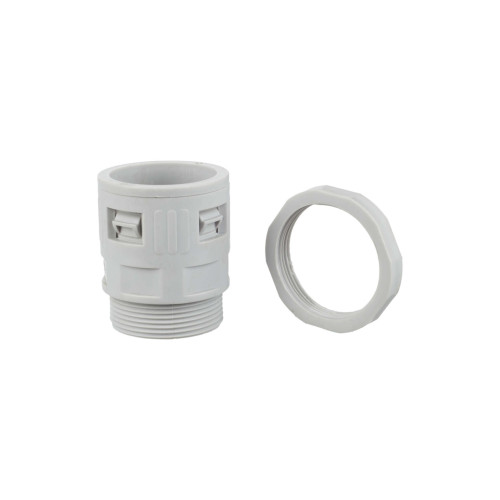 ELASTA Муфта вводная для гофрированных труб MVN32 IP40 серая IEK