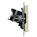 BRITE Розетка компьютерная двойная RJ45 кат.5E РК10-2-БрКр бежевый IEK BRITE Розетка компьютерная двойная RJ45 кат.5E РК10-2-БрКр бежевый IEK