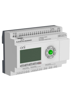Микро ПЛК PLR-M. CPU DI16/DO08(R)/DO02(T) 24В DC ONI