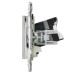 SKANDY Розетка компьютерная двойная RJ45 кат.5E SK-K03N металл никель IEK SKANDY Розетка компьютерная двойная RJ45 кат.5E SK-K03N металл никель IEK