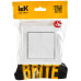 BRITE Выключатель 2-клавишный 10А в сборе ВСР10-2-0-БрАБ арктический белый IEK BRITE Выключатель 2-клавишный 10А в сборе ВСР10-2-0-БрАБ арктический белый IEK