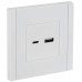 FORTE&PIANO Розетка USB A+C 18Вт FP251 белый IEK FORTE&PIANO Розетка USB A+C 18Вт FP251 белый IEK
