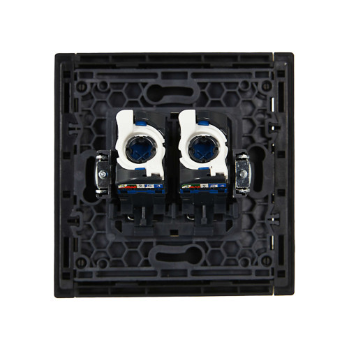 FORTE&PIANO Розетка компьютерная двойная RJ45 кат.6 FP134 черный IEK