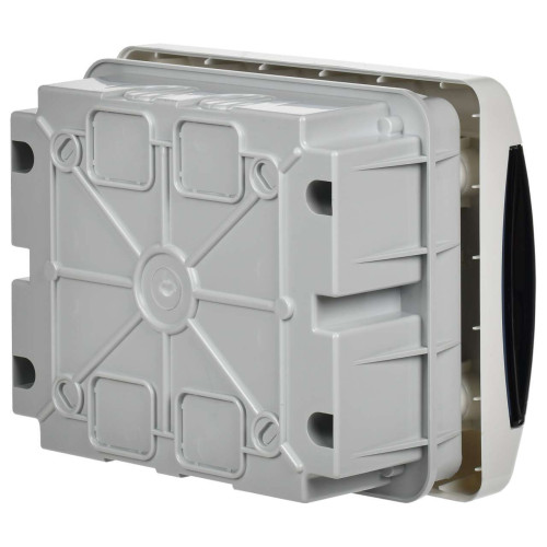 UNION Compact Корпус пластиковый ЩРВ-П-6 IP41 черная прозрачная дверь IEK