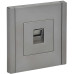 FORTE&PIANO Розетка компьютерная RJ45 кат.6 FP531 сталь IEK