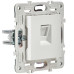 SKANDY Розетка компьютерная RJ45 кат.5E SK-K01W арктический белый IEK SKANDY Розетка компьютерная RJ45 кат.5E SK-K01W арктический белый IEK