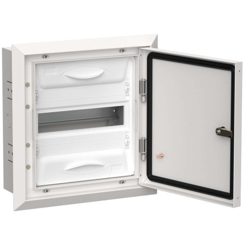 TITAN 5 Корпус металлический ЩРв-12 (1х12) 380х365х130мм IP31 белый (одна дверь) IEK