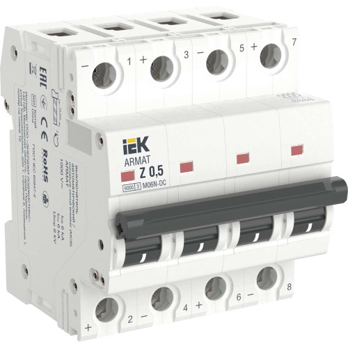 ARMAT Автоматический выключатель M06N-DC 4P Z 0,5А IEK