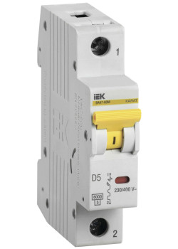 KARAT Автоматический выключатель ВА47-60M 1P D 5А 6кА IEK