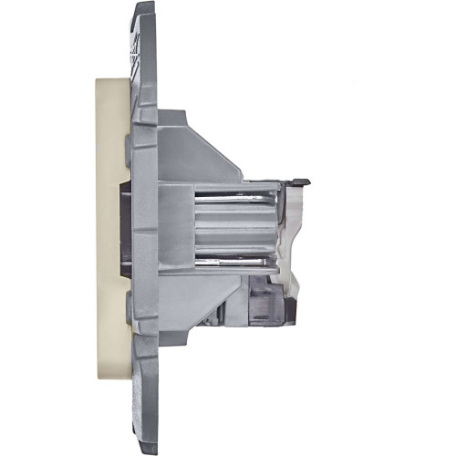 INSPIRIA Розетка компьютерная RJ45 категория 5Е UTP слоновая кость