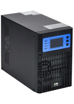 ITK ELECTRA OT ИБП однофазный онлайн 1кВА/1кВт LCD дисплей 24VDC 4хС13 с АКБ 2х9AH USB EPO RS232 SNMP слот Tower