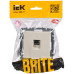 BRITE Розетка компьютерная RJ45 кат.5E РК10-БрКр бежевый IEK BRITE Розетка компьютерная RJ45 кат.5E РК10-БрКр бежевый IEK