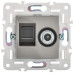 SKANDY Розетка двойная TV+RJ45 кат.5E SK-A14N металл никель IEK SKANDY Розетка двойная TV+RJ45 кат.5E SK-A14N металл никель IEK