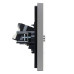 FORTE&PIANO Розетка двойная TV+RJ45 кат.5E FP536 сталь IEK