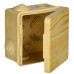 Коробка распаячная КМ для открытой проводки с откидной крышкой 80х80х50мм IP54 7 гермовводов сосна IEK Коробка распаячная КМ для открытой проводки с откидной крышкой 80х80х50мм IP54 7 гермовводов сосна IEK