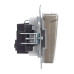 BRITE Розетка 1-местная с заземлением с защитными шторками и крышкой 16А IP44 РСбш10-3-44-БрШ шампань IEK BRITE Розетка 1-местная с заземлением с защитными шторками и крышкой 16А IP44 РСбш10-3-44-БрШ шампань IEK
