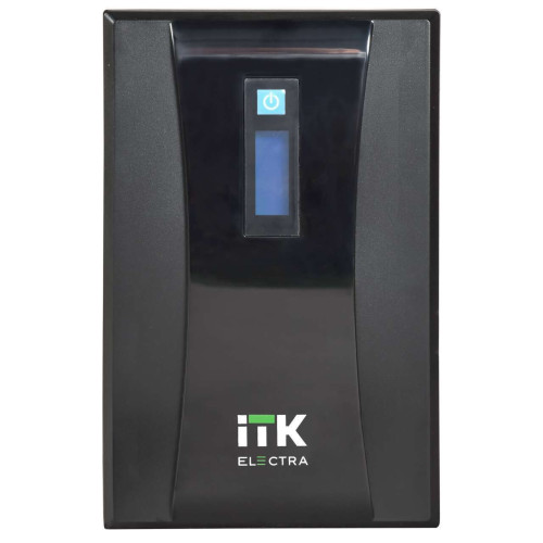ITK ELECTRA ET ИБП однофазный линейно-интерактивный 3кВА/1,8кВт 3хSchuko LCD дисплей АКБ 4х9AH USB RJ45/11