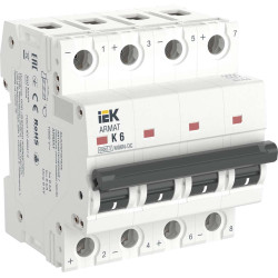 ARMAT Автоматический выключатель M06N-DC 4P K 6А IEK