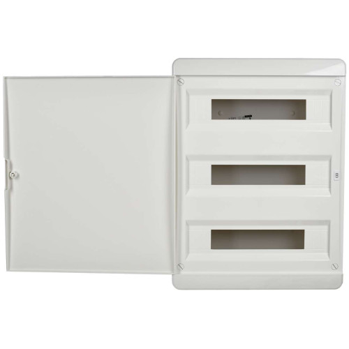 TEKFOR Корпус пластиковый ЩРВ-П-54 IP41 белая дверь IEK