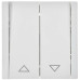 FORTE&PIANO Выключатель жалюзи 10А FP211 белый IEK