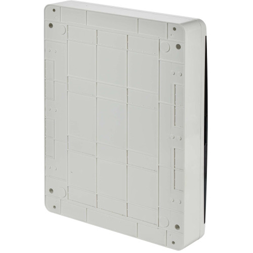 TEKFOR Корпус пластиковый ЩРН-П-54 IP41 черная прозрачная дверь IEK