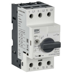 ARMAT Автоматический выключатель защиты двигателя A1 GV2P 0,63-1А IEK