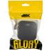 GLORY Выключатель 2-клавишный для открытой установки с индикацией 10А ВС20-2-1-ХСм сталь матовый IEK
