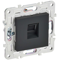 SKANDY Розетка компьютерная RJ45 кат.5E SK-K01G графит IEK