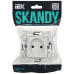 SKANDY Розетка без заземления с защитными шторками 10А SK-R01W арктический белый IEK SKANDY Розетка без заземления с защитными шторками 10А SK-R01W арктический белый IEK