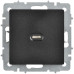 BRITE Розетка USB C 65Вт высокоскоростная зарядка РЮ12-1-БрЧ черный IEK