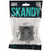 SKANDY Розетка без заземления без защитных шторок 10А SK-R02Gr серый IEK