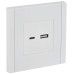FORTE&PIANO Розетка USB A+C 3,1А FP250 белый IEK FORTE&PIANO Розетка USB A+C 3,1А FP250 белый IEK